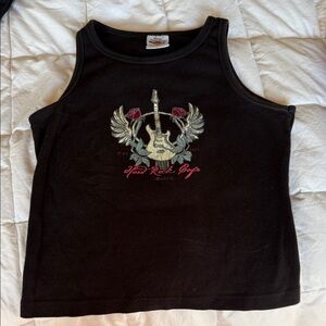 Hard Rock Cafe Madrid tank top black size M